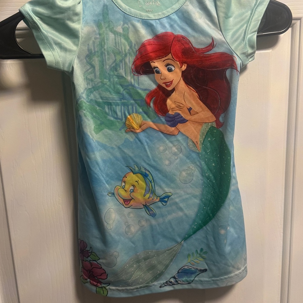 Disney Little Mermaid Blue Nightgown